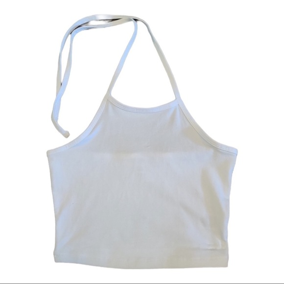 BP White Halter Crop Top Size XS - Picture 4 of 5
